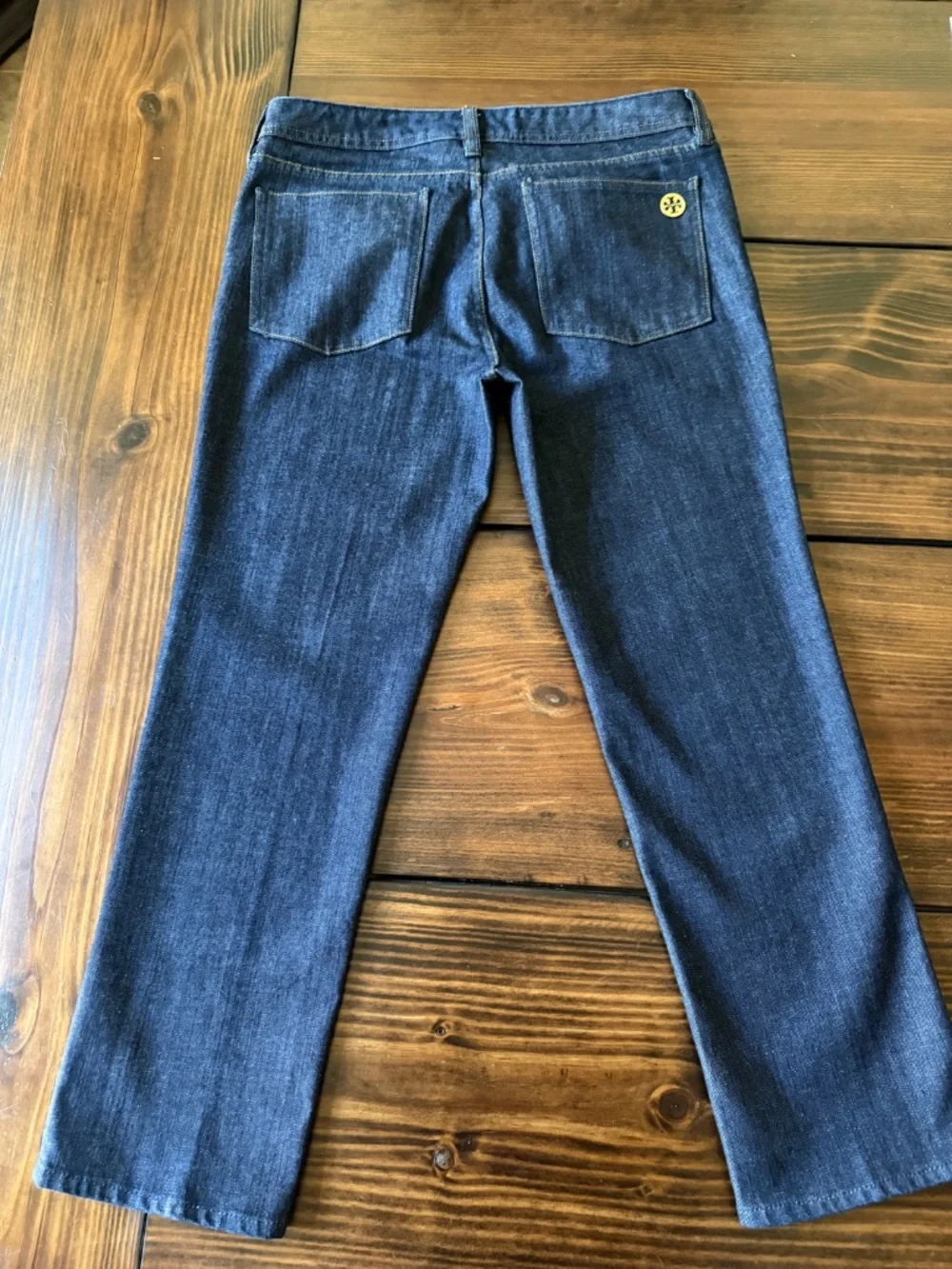 Tory Burch Straight Leg Cropped Jean - Size 30